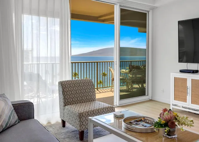 Whaler Ocean View Studio Kaanapali Beach Steps To Beach Complimentary Car With 6 Nights Wh1-1218 By Kbm